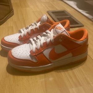 Orange Syracuse Dunks